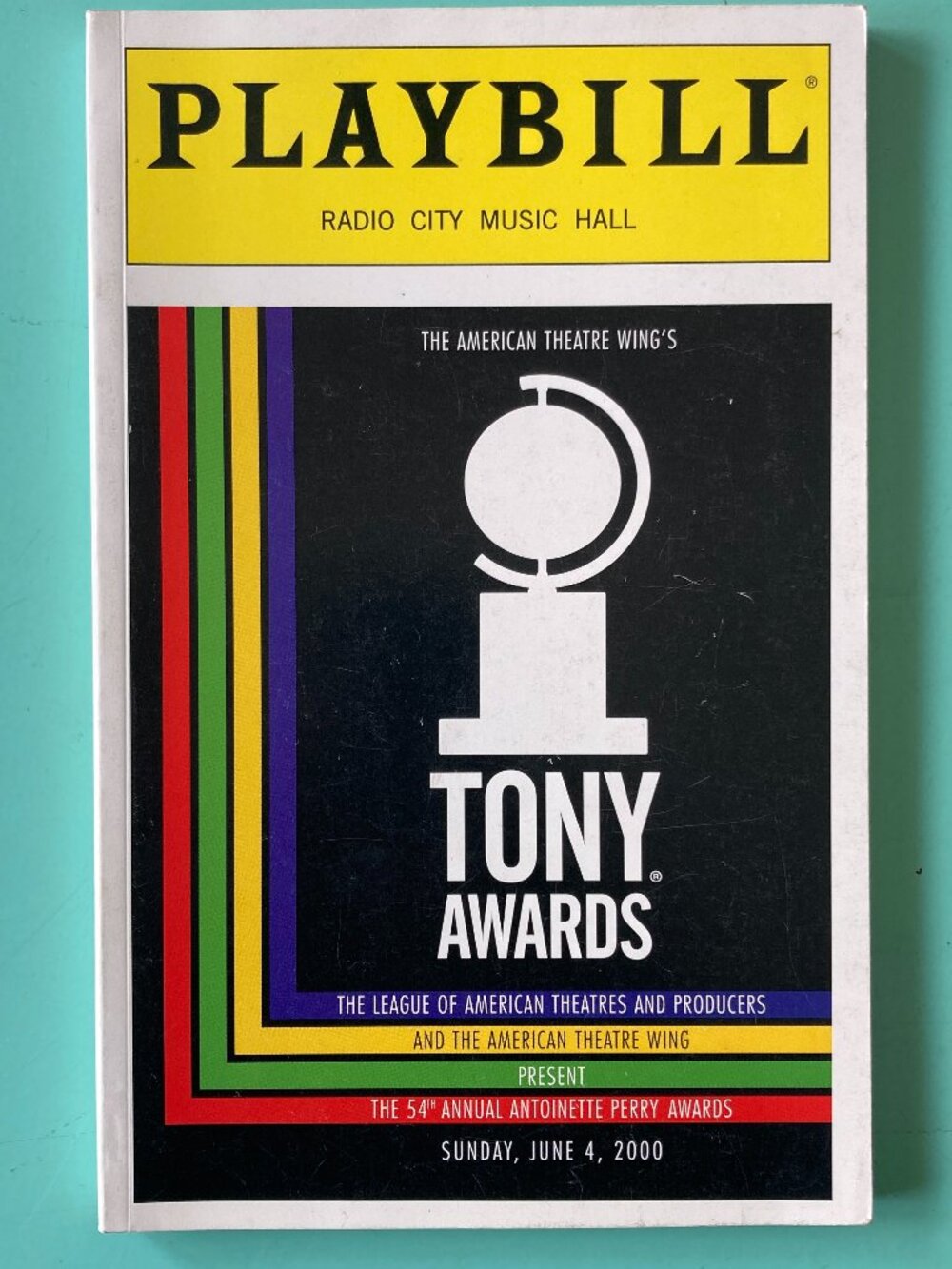 Signed Tony Awards Playbill Program 2000 John C. Reilly Philip Seymour Hoffman +